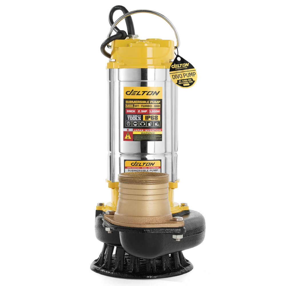 ปั๊มจุ่ม DELTON รุ่น DT-TURBO-660 ขนาด 3 นิ้ว 2.5HP 1,900W